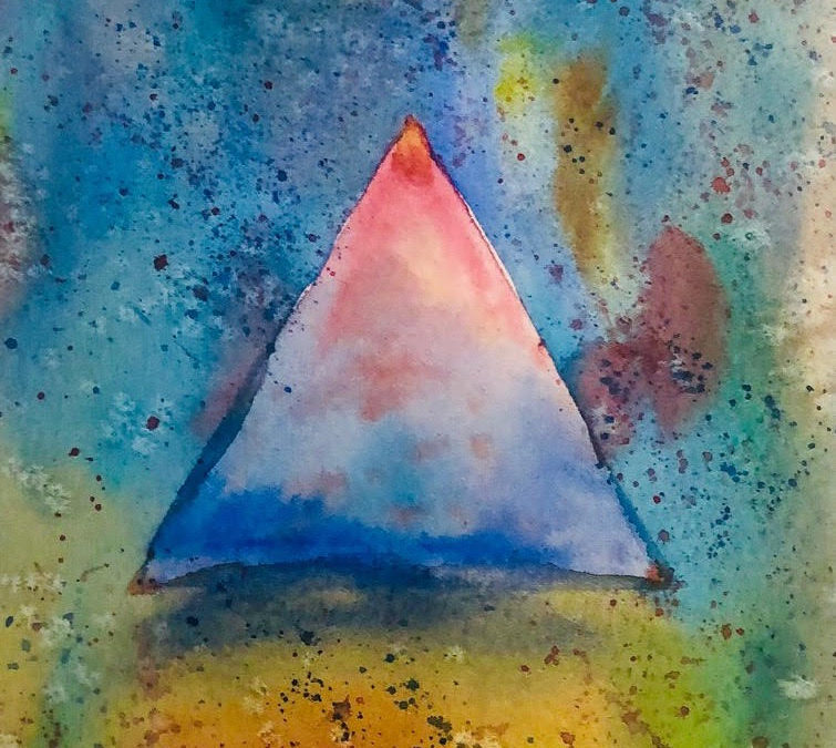 Pyramid Painting by Prashant Bhor