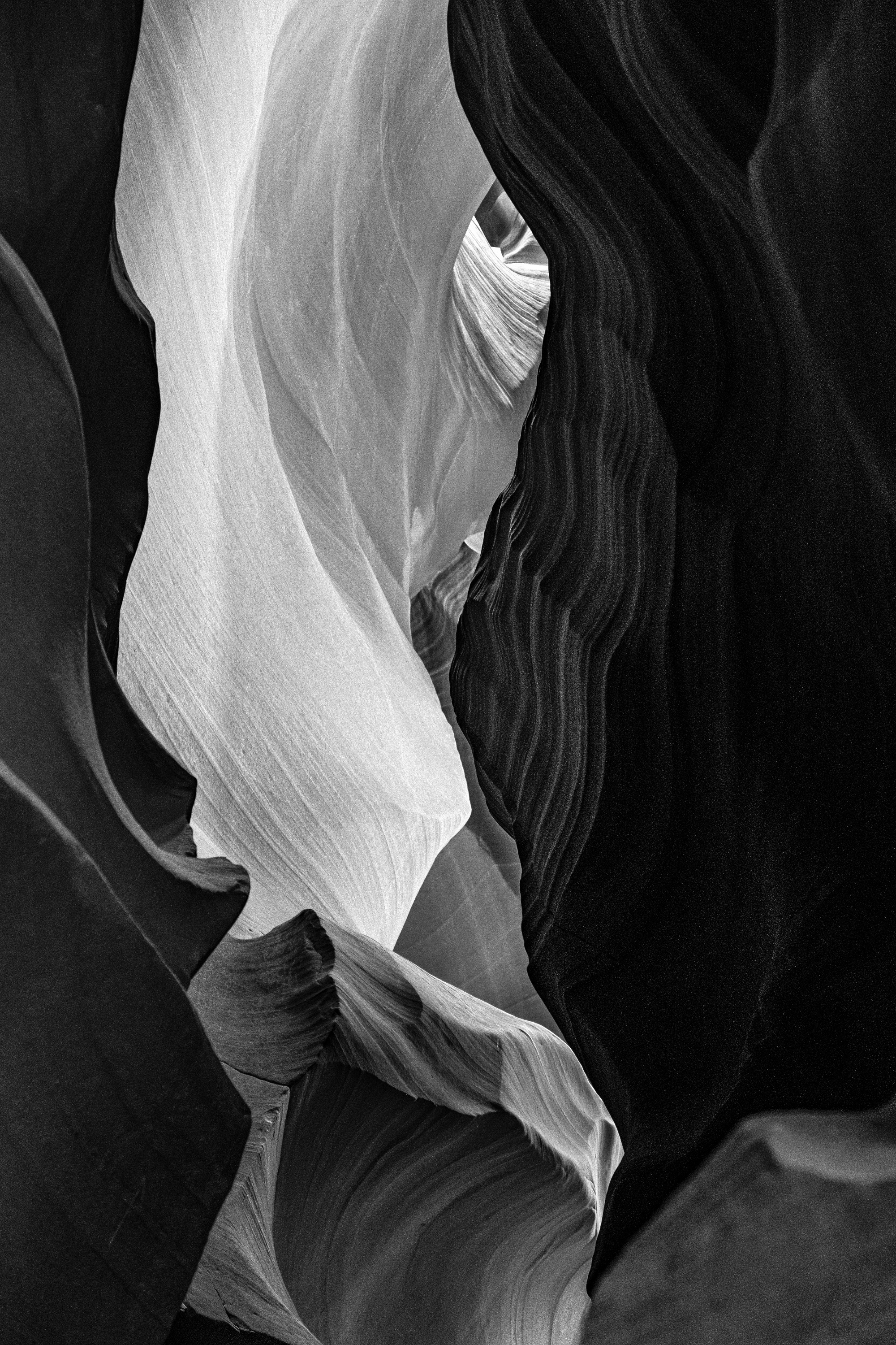 Art Feature: Antelope Canyon in Black and White by Rizwan Ali